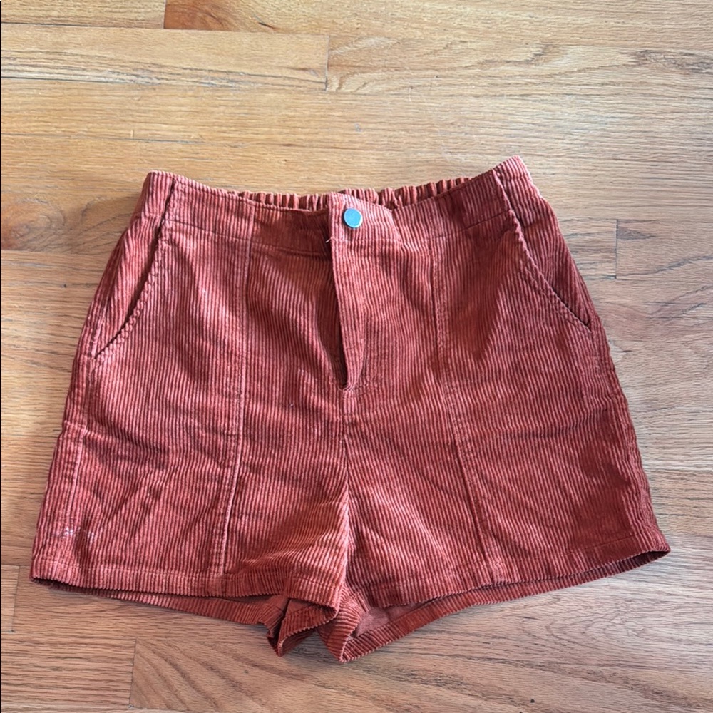 Wild Fable Rust Orange Corduroy Women's Shorts